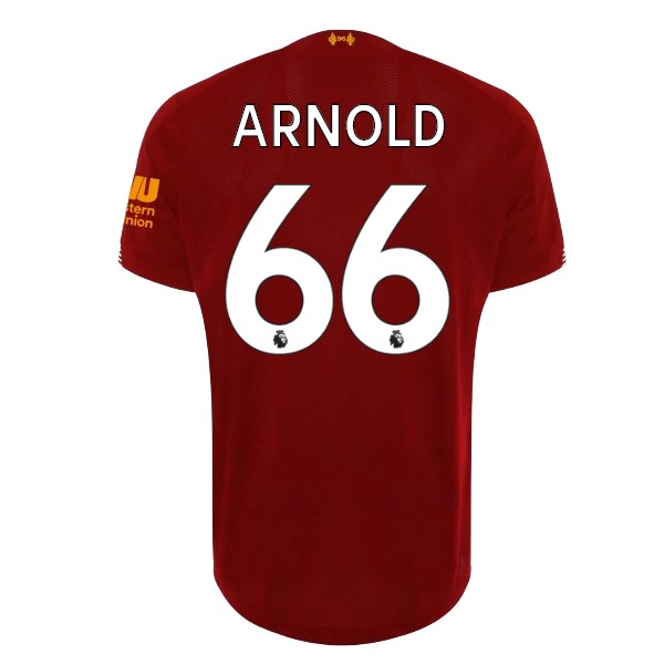 Camiseta Liverpool NO.66 Arnold Primera equipación 2019-2020 Rojo